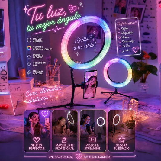 AROS DE LUZ GRANDE Y PEQUEÑO