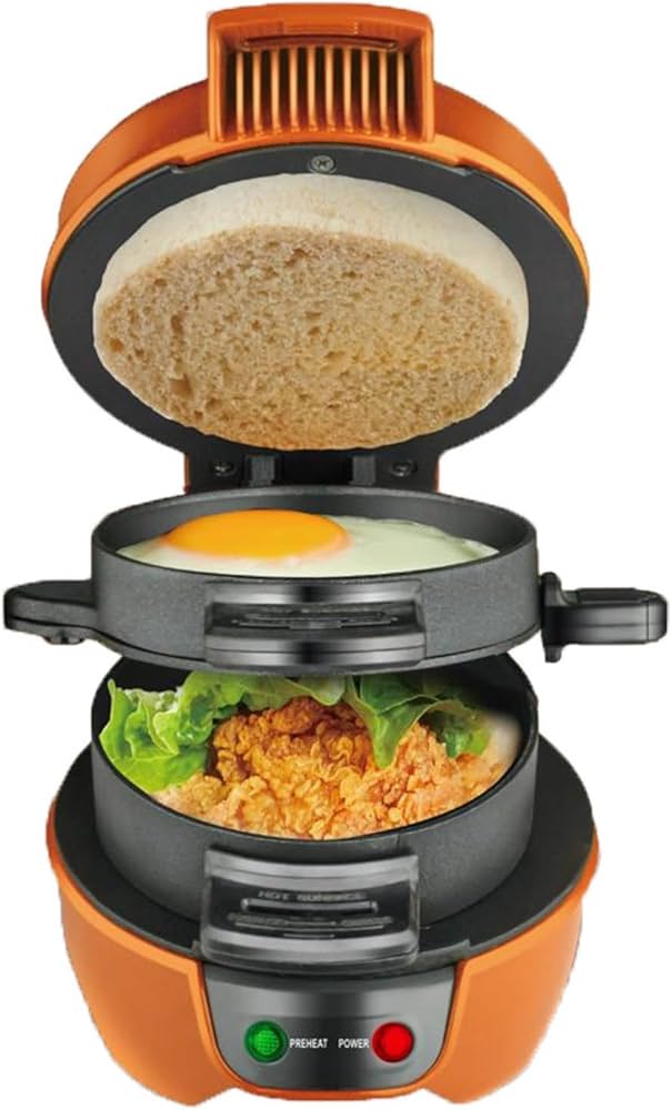 Maquina eléctrica para hamburguesas