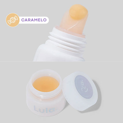 Bálsamo con péptidos + mascarilla para labios Lula
