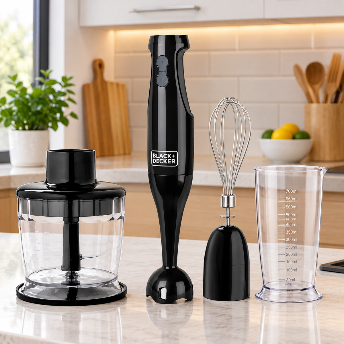 Licuadora de inmersión 3 en 1 black decker