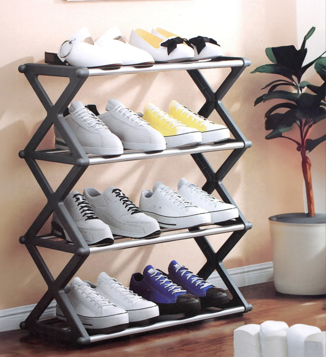 Organizador De Zapatos Para Hogar Armable Practico 4 Niveles👟👠