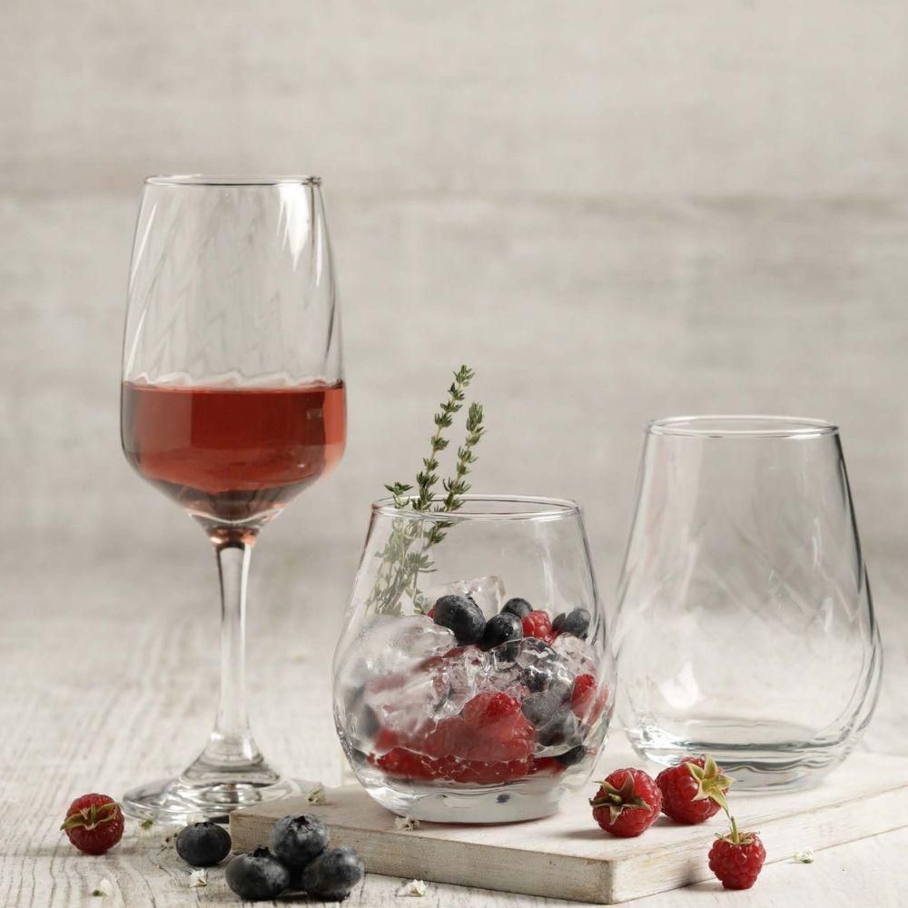 Set de copa+ vasos cristal