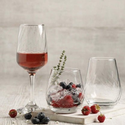 Set de copa+ vasos cristal