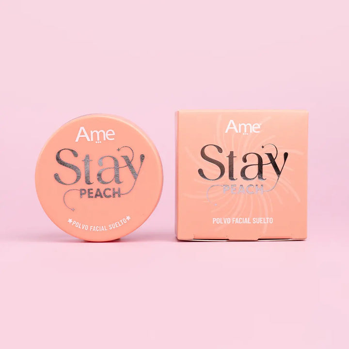 Polvo facial Stay peach Ame