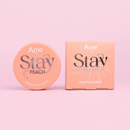 Polvo facial Stay peach Ame
