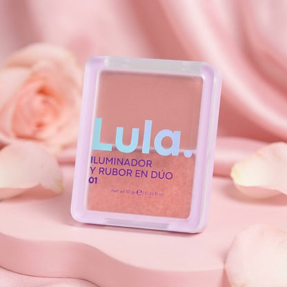 RUBOR E ILUMINADOR DUO LULA
