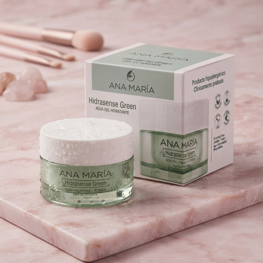 Crema Gel hidratante ácido hialurónico - té verde, Ana María