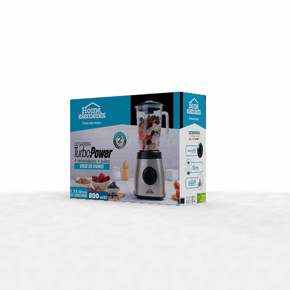 Licuadora turbo power home Elements