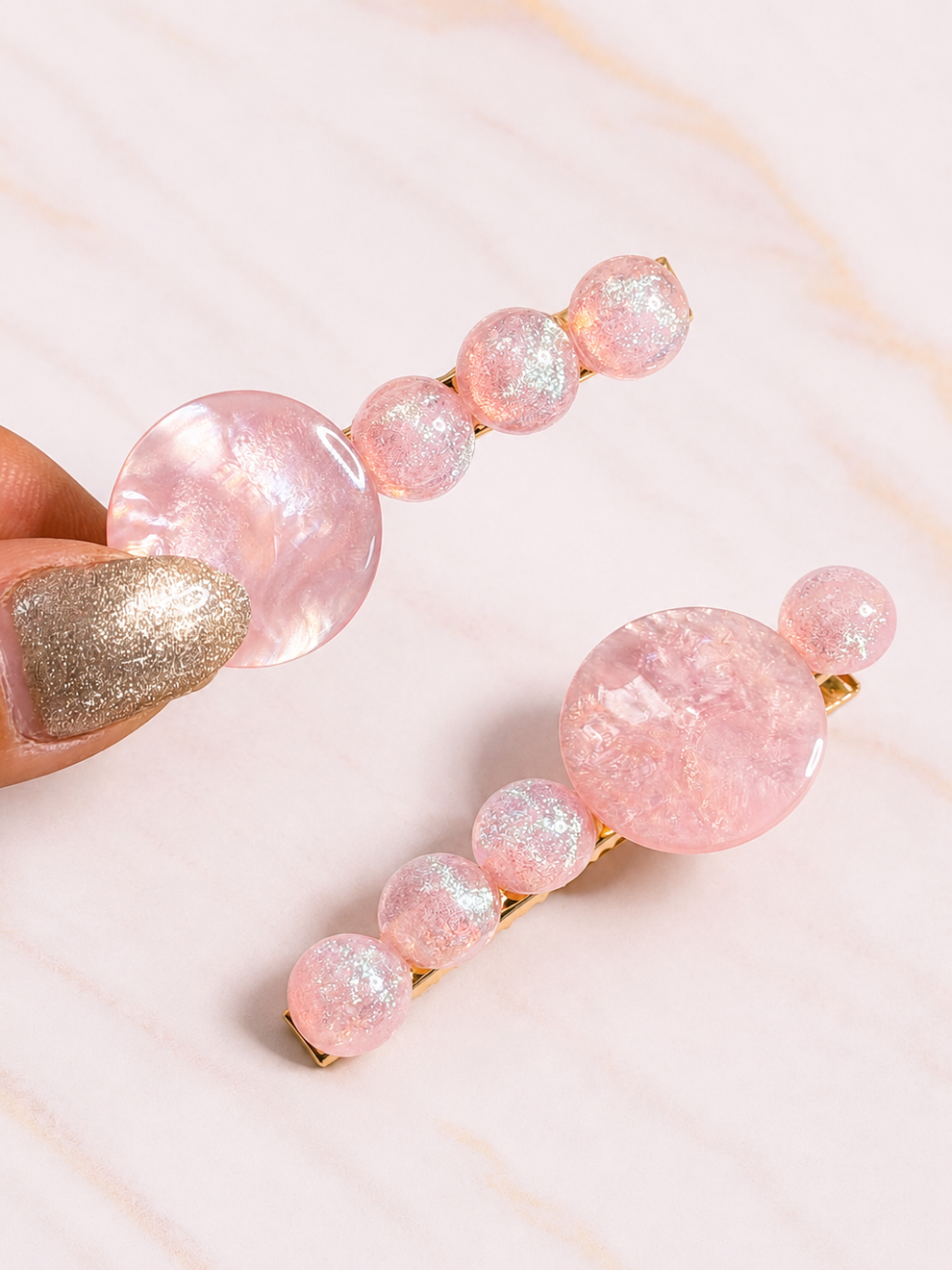 Pinzas para cabello bloomshell