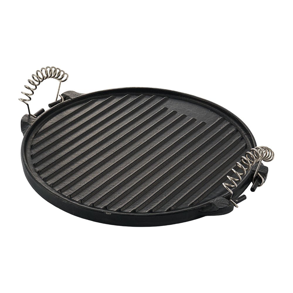 Plancha redonda hierro fundido universal 31,5 cm