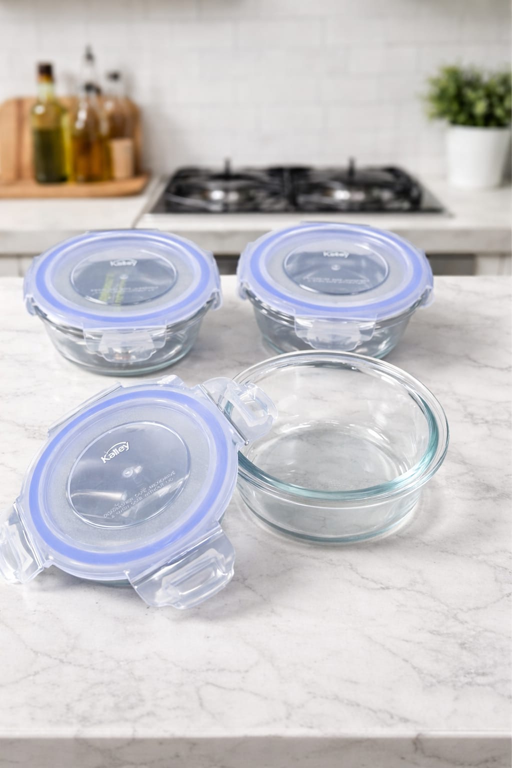 Set x3 recipientes kalley 220ml