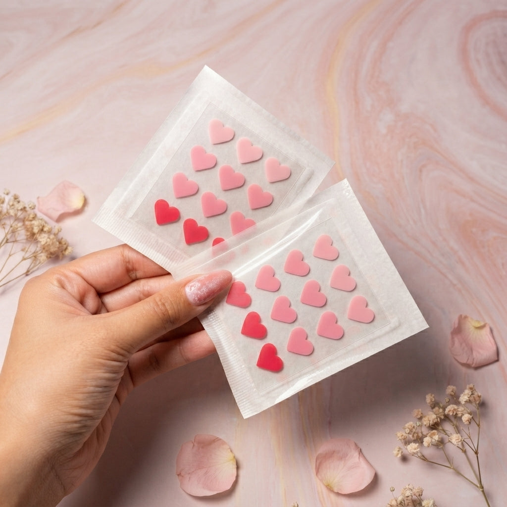 Parches Faciales Anti Acné Bloom stop corazones Bloomshell