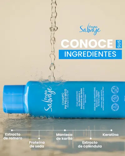 Champú pa' pelo seco petunia de paz