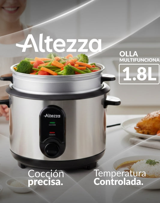 Olla Arrocera de Acero Inoxidable Altezza 1.8 L