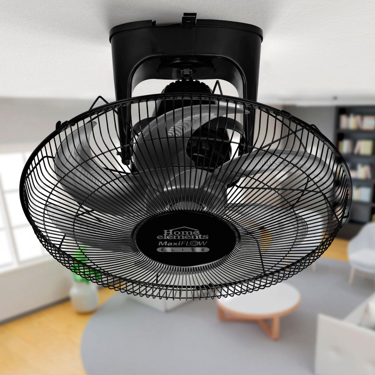 Ventilador Orbita Loco Negro 18" Maxi Flow home Elements