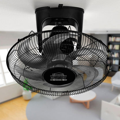 Ventilador Orbita Loco Negro 18" Maxi Flow home Elements
