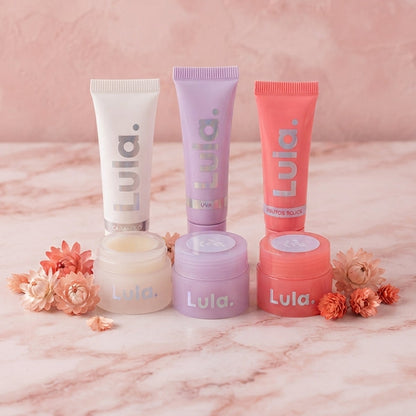 Bálsamo con péptidos + mascarilla para labios Lula