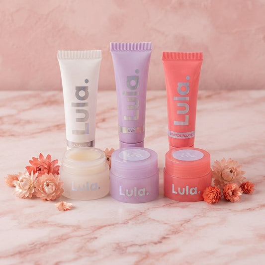 Bálsamo con péptidos + mascarilla para labios Lula