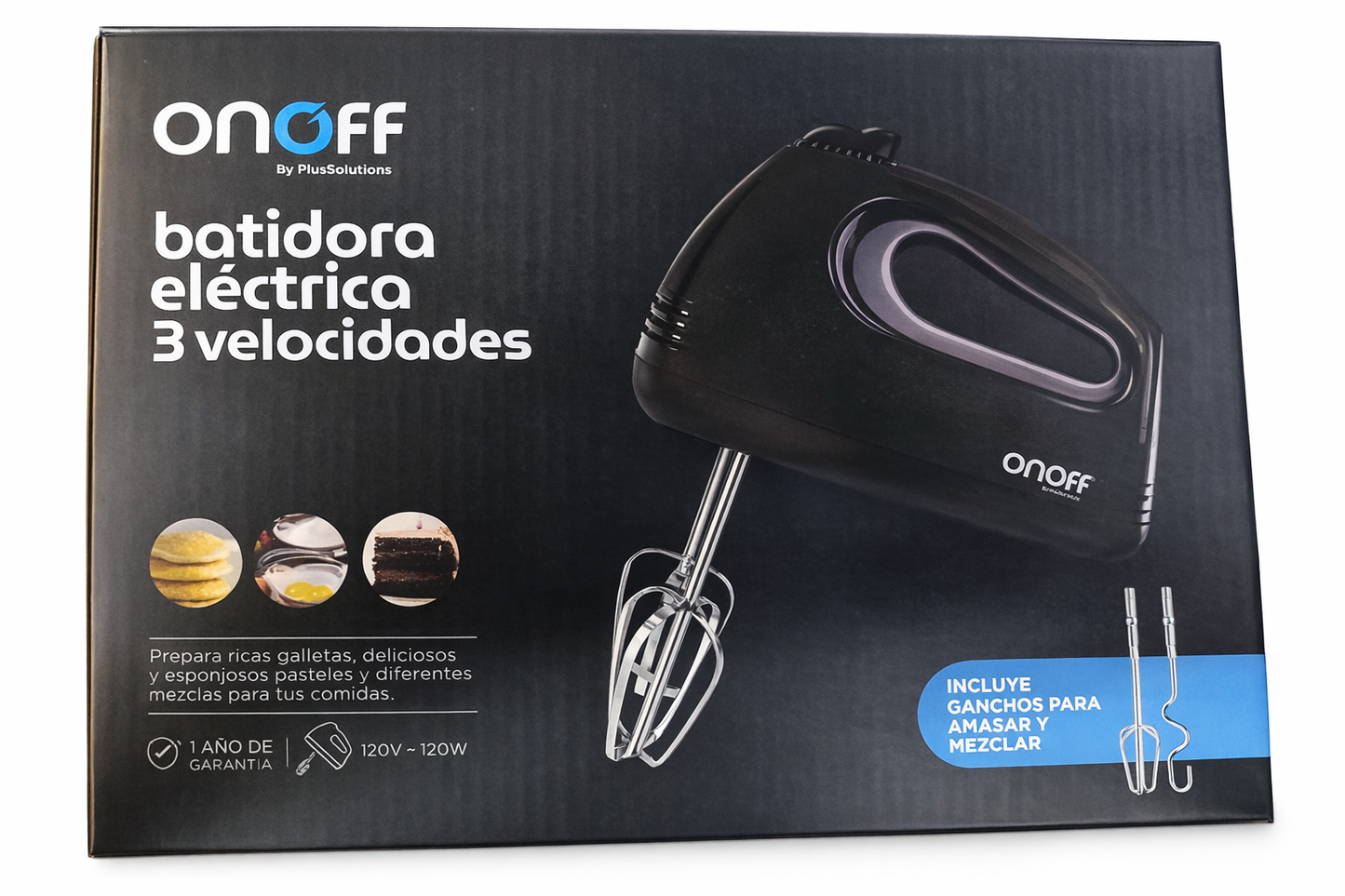 Batidora On Off 3 Velocidades