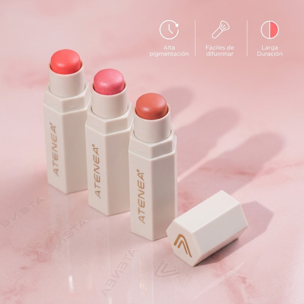 Rubor en barra blush stick Atenea
