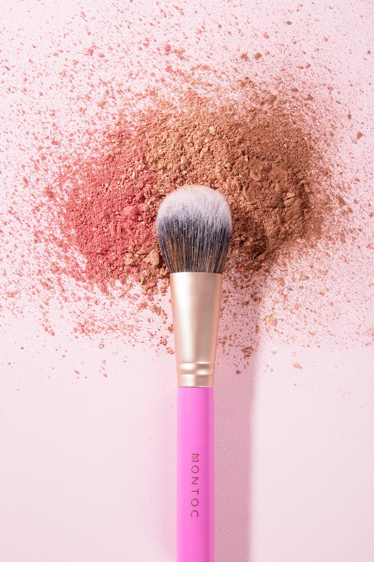 PALETA DE BRONCEADOR ,RUBOR E ILUMINADOR MONTOC