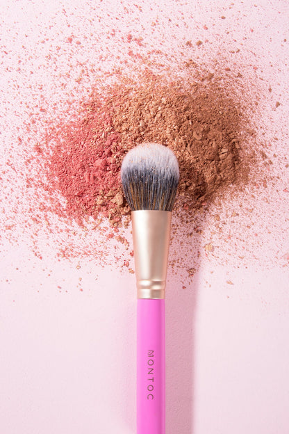 PALETA DE BRONCEADOR ,RUBOR E ILUMINADOR MONTOC