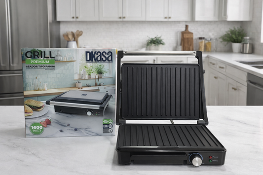 Asador Grill tipo Panini premium Dkasa