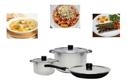 Bateria 6 piezas en aluminio Dkasa