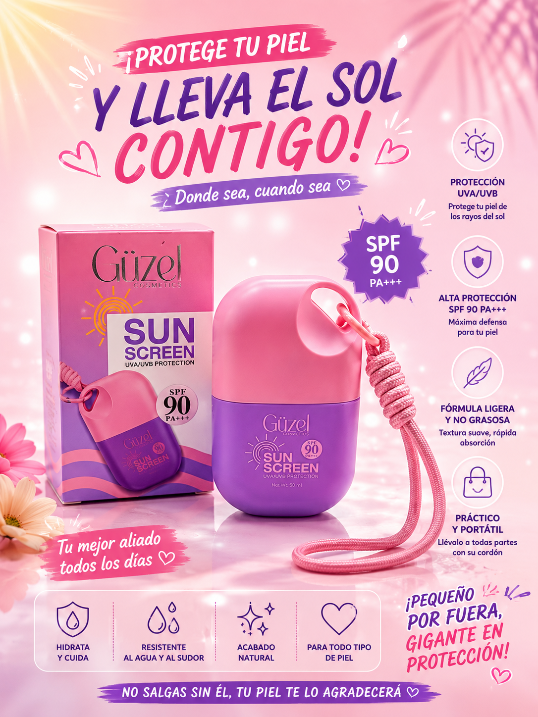 Protector solar güizel 🌞