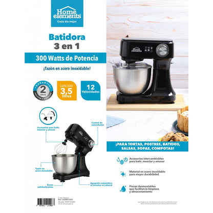 Batidora 3 en 1 Home Elements