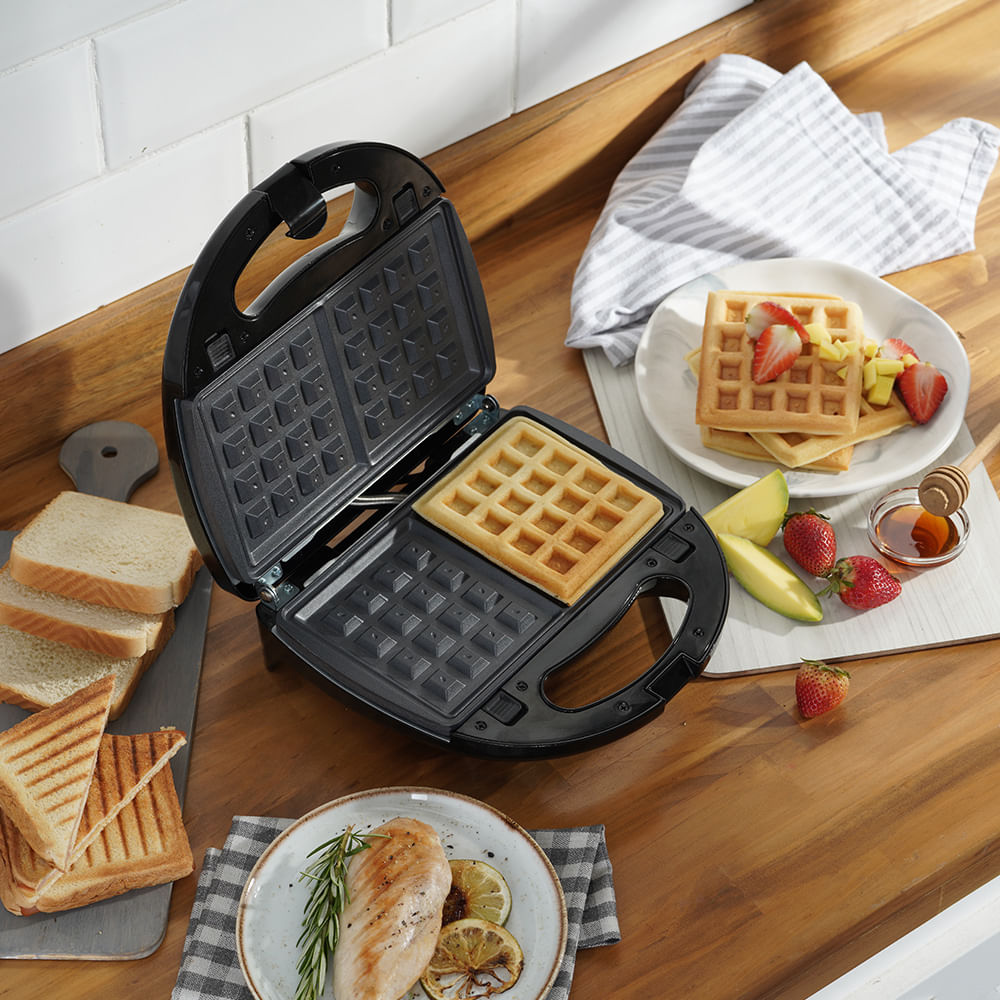 Sanduchera multifuncional 2 puestos universal