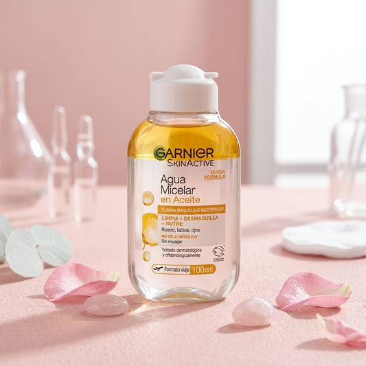 Agua micelar en Aceite Garnier 100 ml