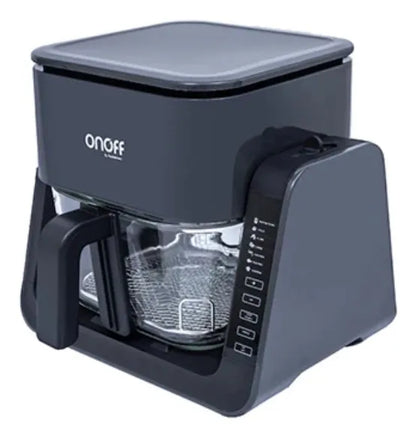 Freidora de vidrio grill 2 en 1 onoff