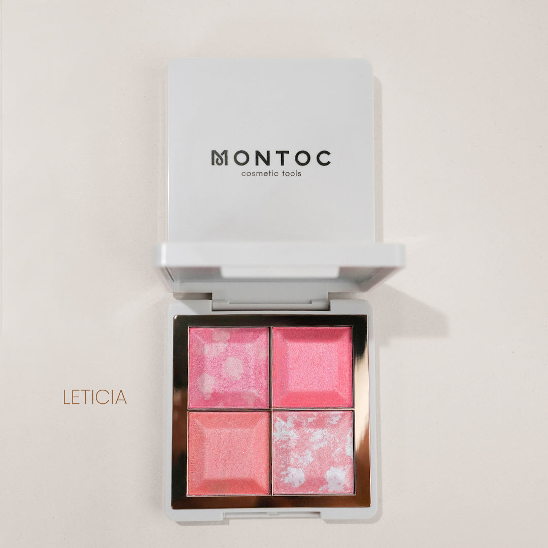 PALETA DE BRONCEADOR ,RUBOR E ILUMINADOR MONTOC