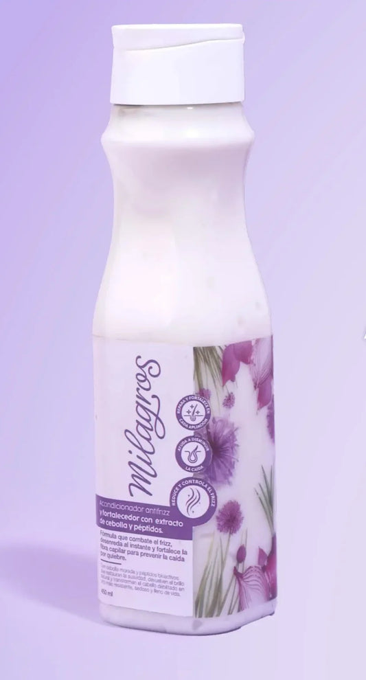 Acondicionador antifriz y fortalecedor con extracto de cebolla y peptidos