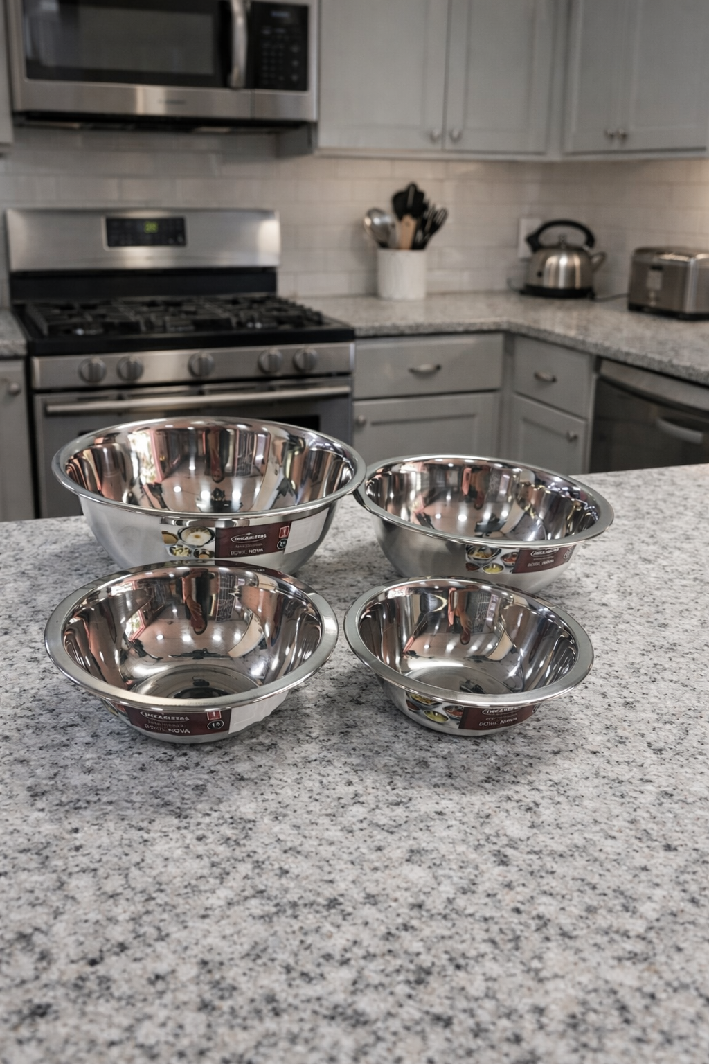 Set x4 bowls universal