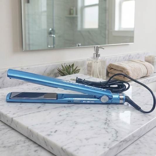 PLANCHA Digital NANO TITANIUM AZUL 1¼» BABYLISS