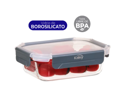 Recipiente de vidrio Hermetico Kalley 370 ml