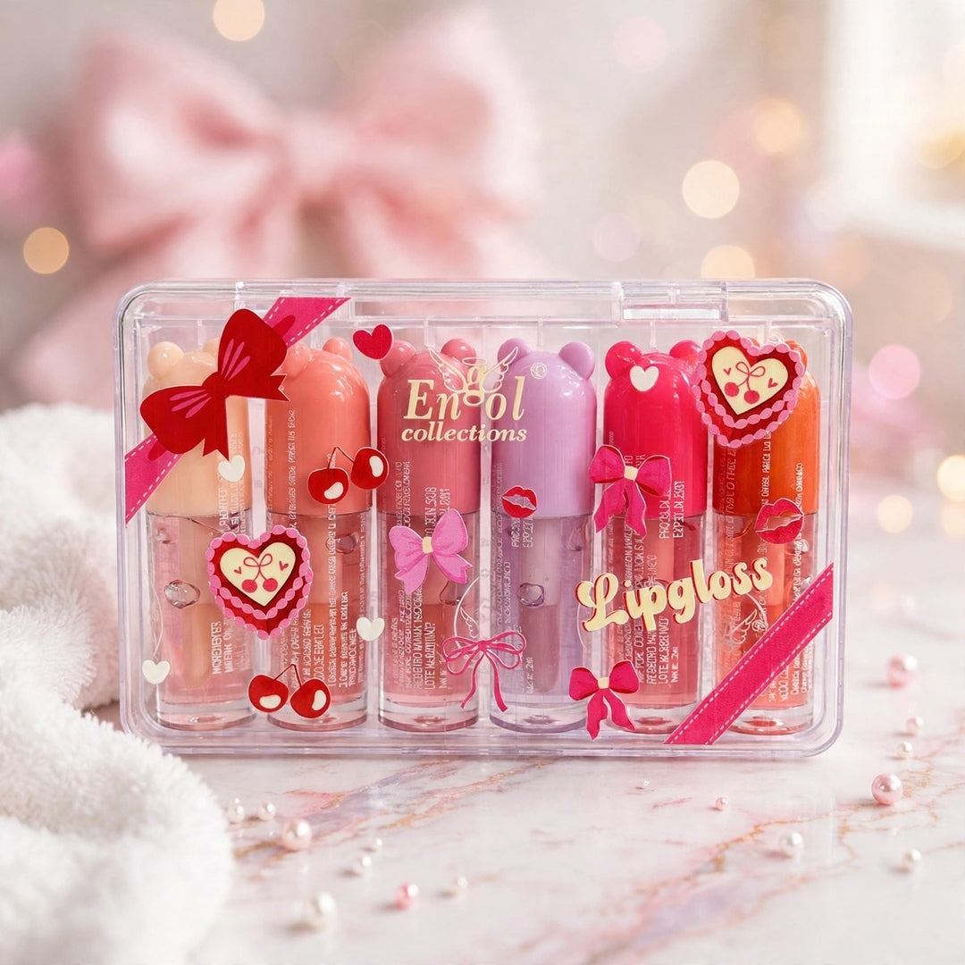 Mini Gloss Moñito en Cajita x6 Engol