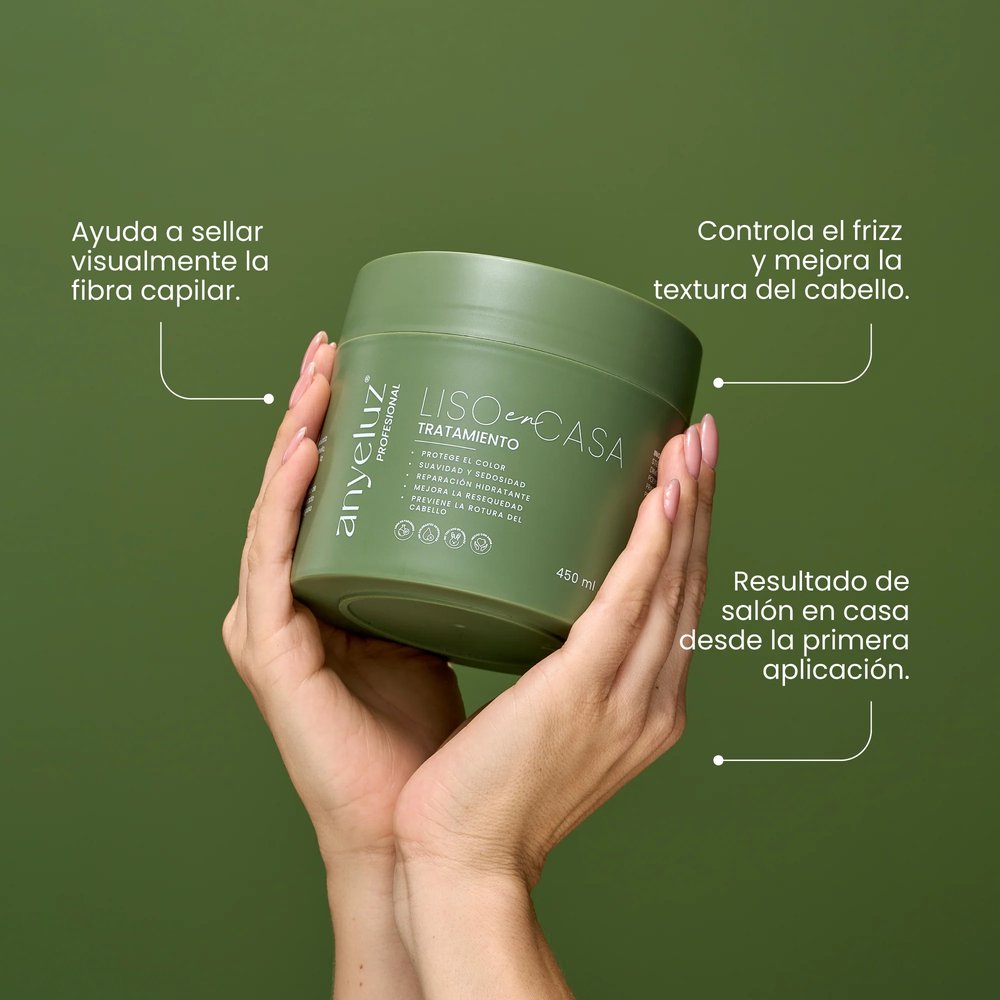 Tratamiento profesional liso en casa Anyeluz