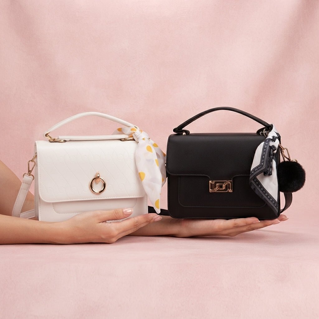 Bolso de mano + llavero