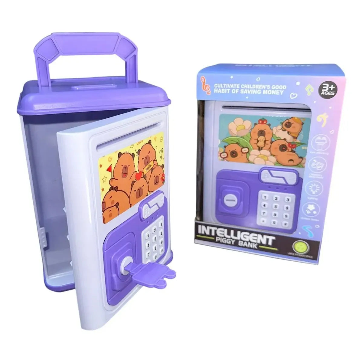 Alcancia Caja Fuerte Infantil Capibara Juguete