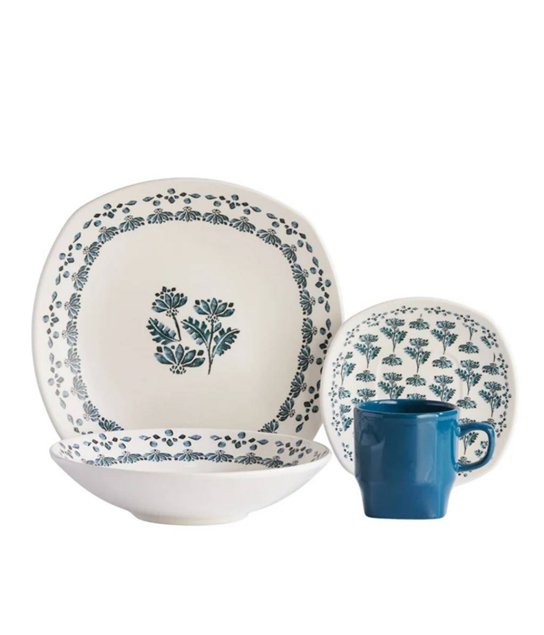 Vajilla Corona Sylvian 4 Puestos 16 Piezas