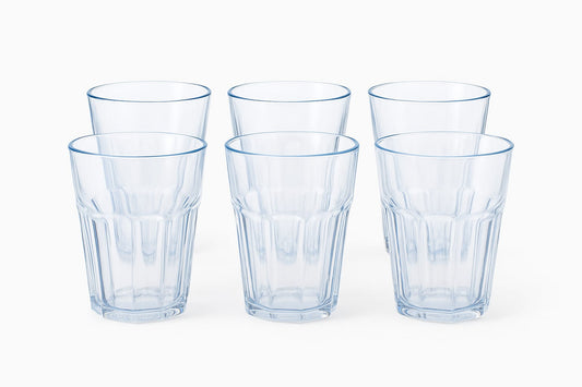 Juego de 6 vasos  plástico