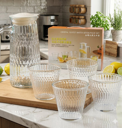 Set de jarra +4 vasos