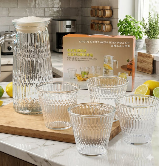 Set de jarra +4 vasos