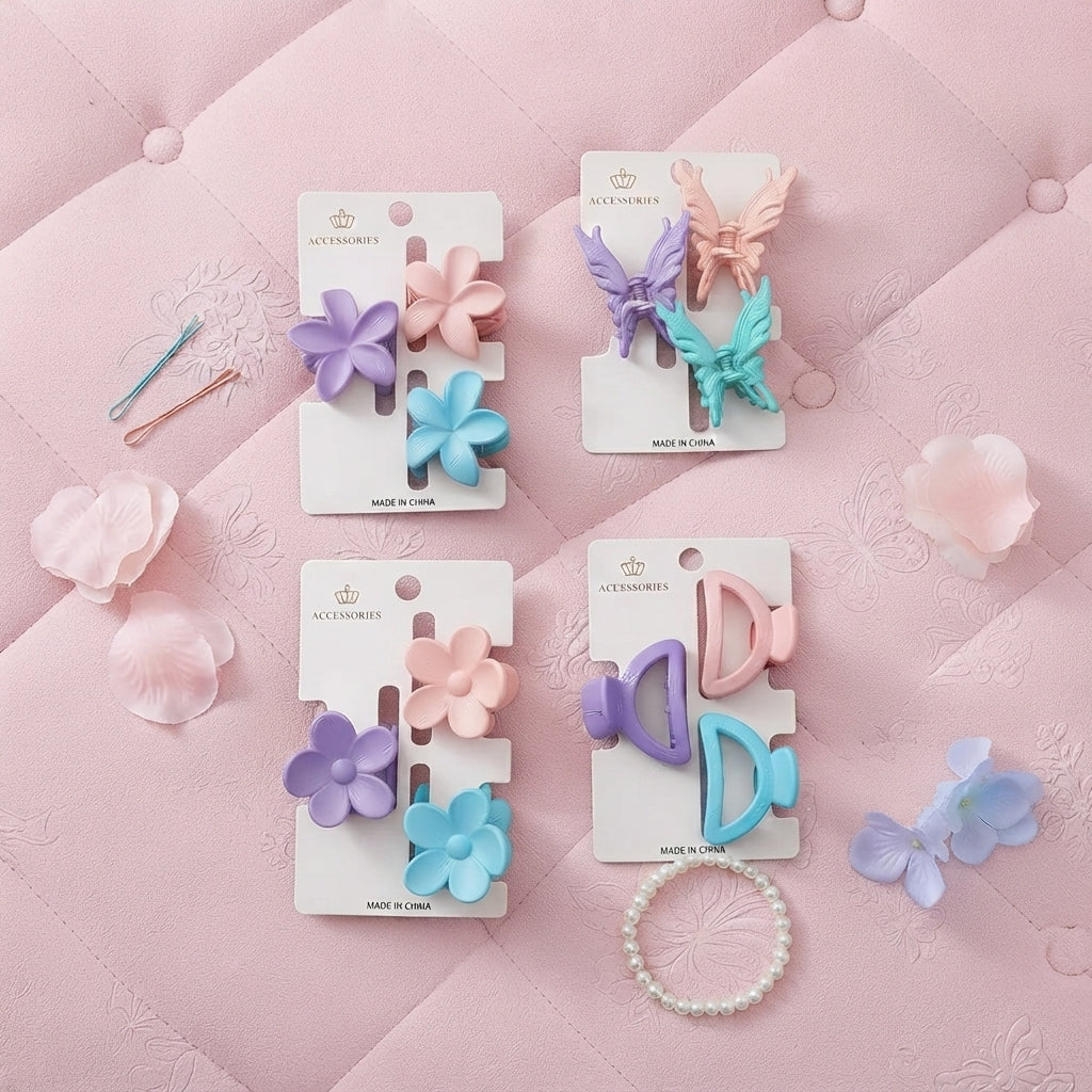 Pinzas para el cabello de figuras x3