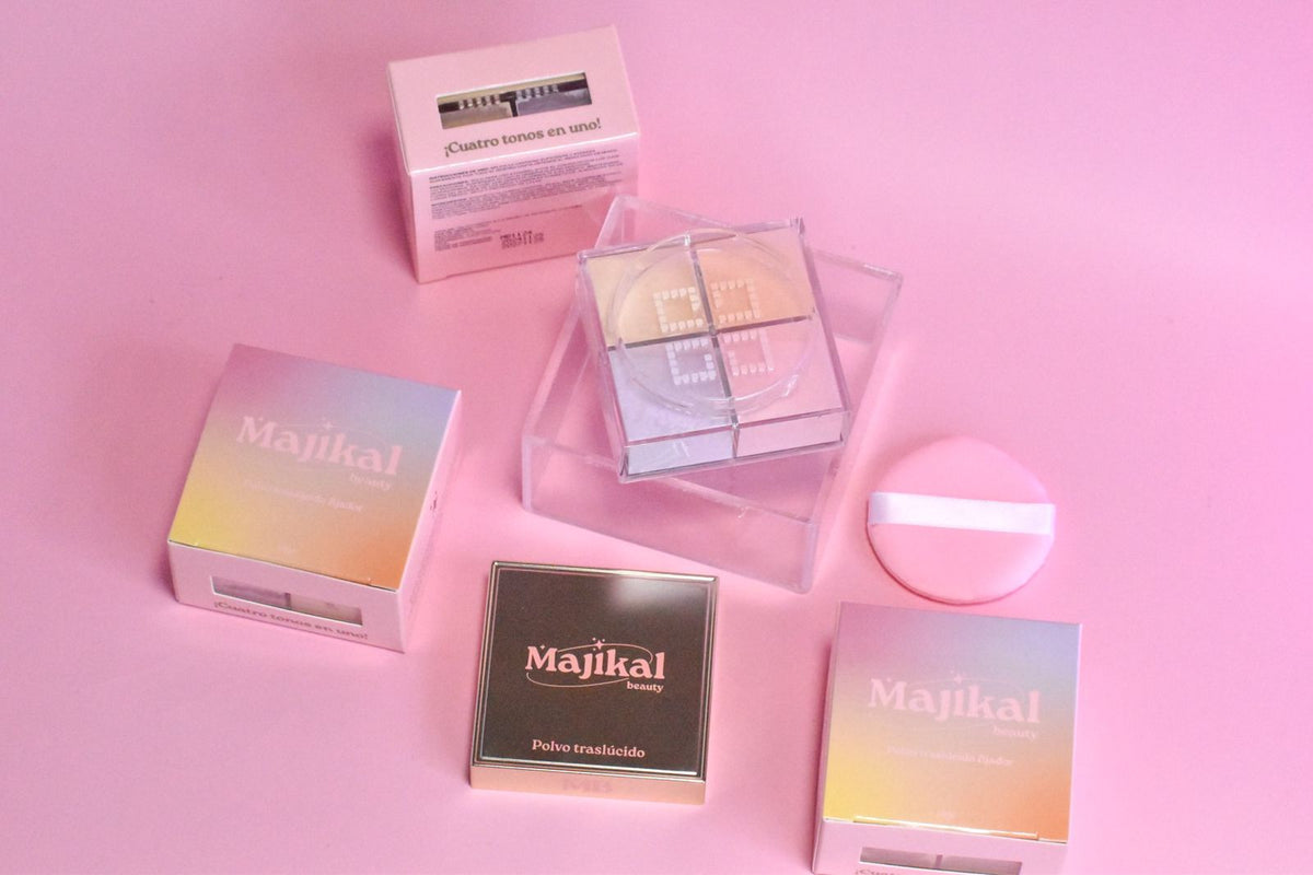 Polvo facial traslúcido 4 tonos Majikal