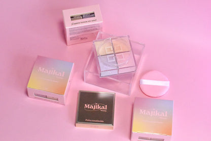 Polvo facial traslúcido 4 tonos Majikal