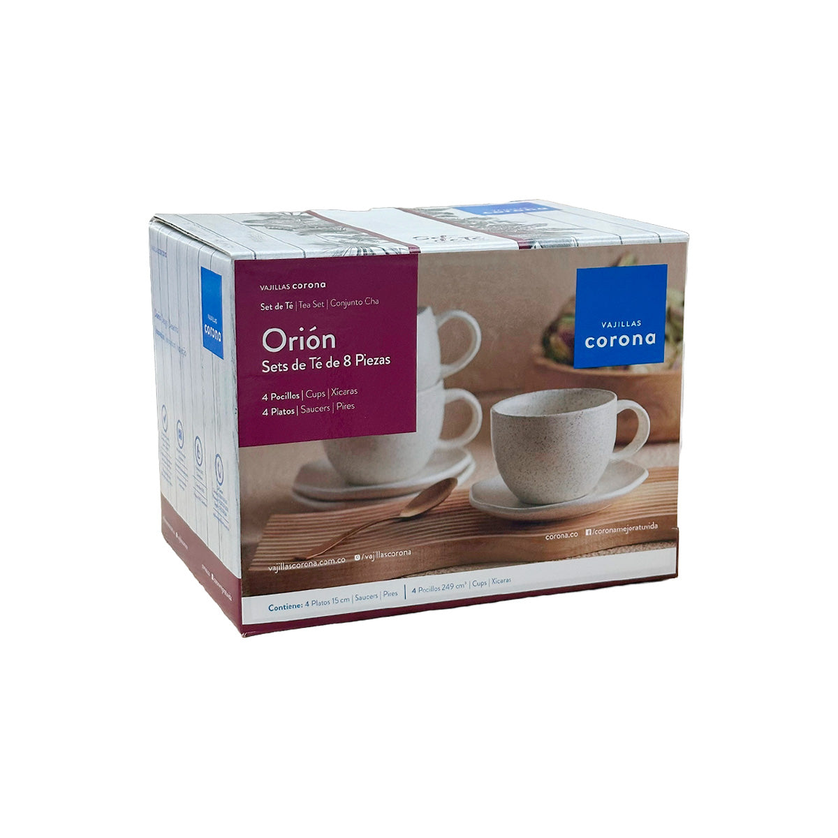 Set de té Orión corona